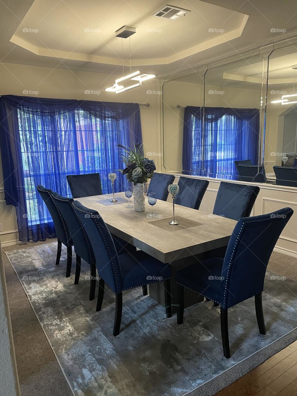 Formal dining room table