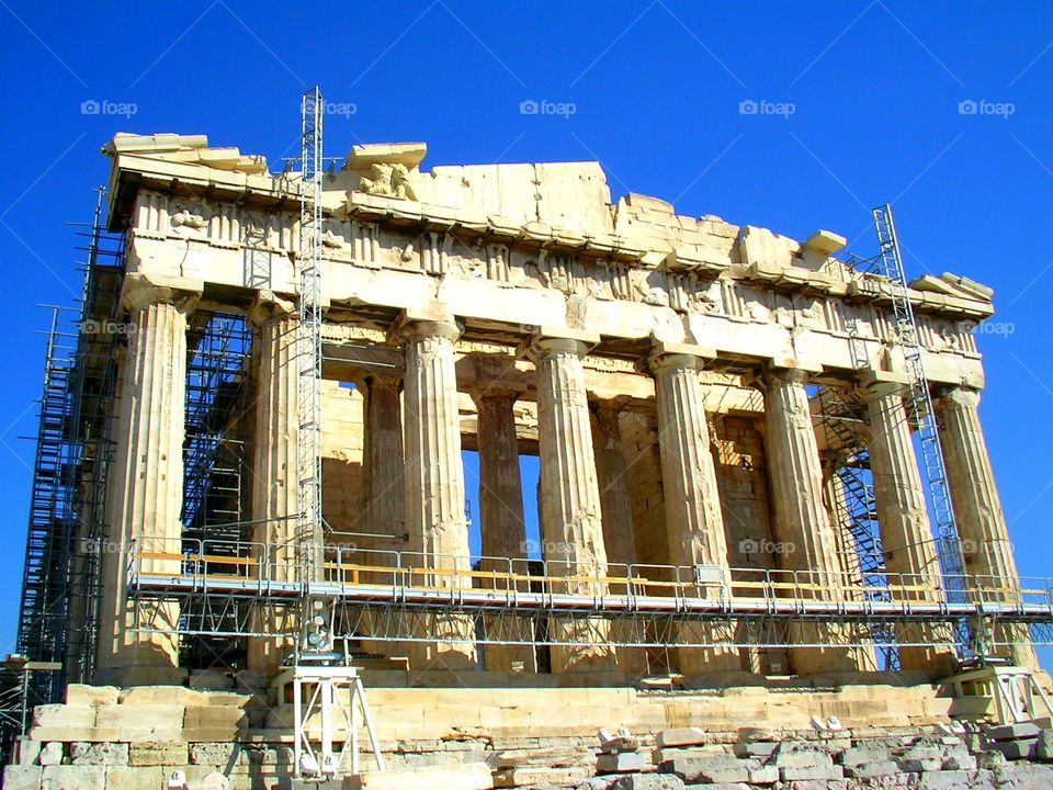At Parthenon, Greece