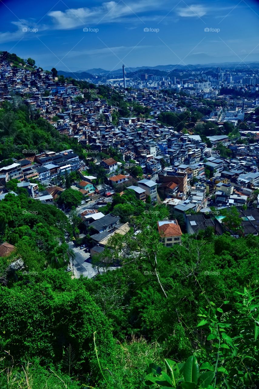 Houses in mountain