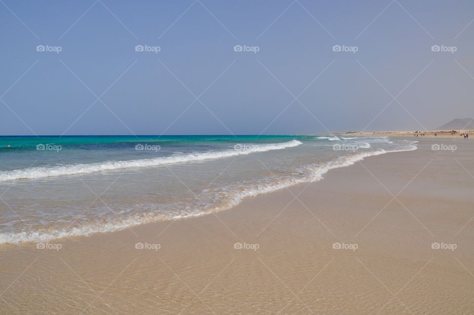 View of beach in summer