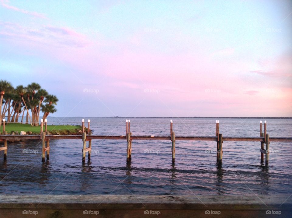 The sky is blushing...