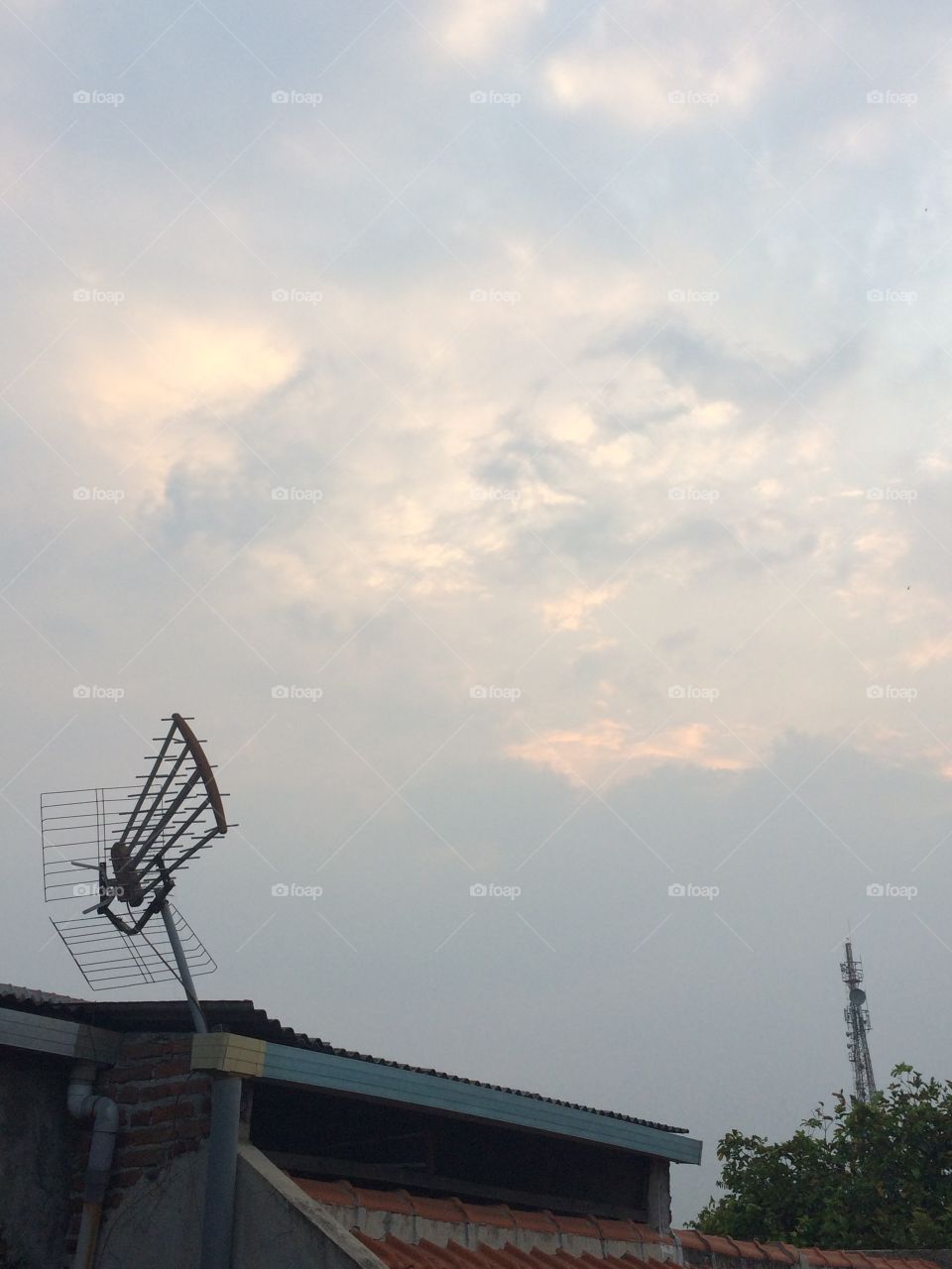 Sky in evening time 