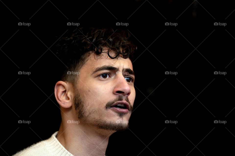 Ibrahim Haytham Abdul-Memem Z  At The International Day Against Racism And Discrimination From The 21 March Comite At Amsterdam The Netherlands 23-3-2024