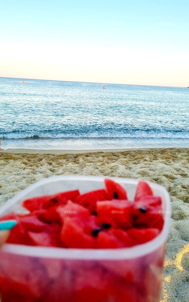 Summer snak with a view