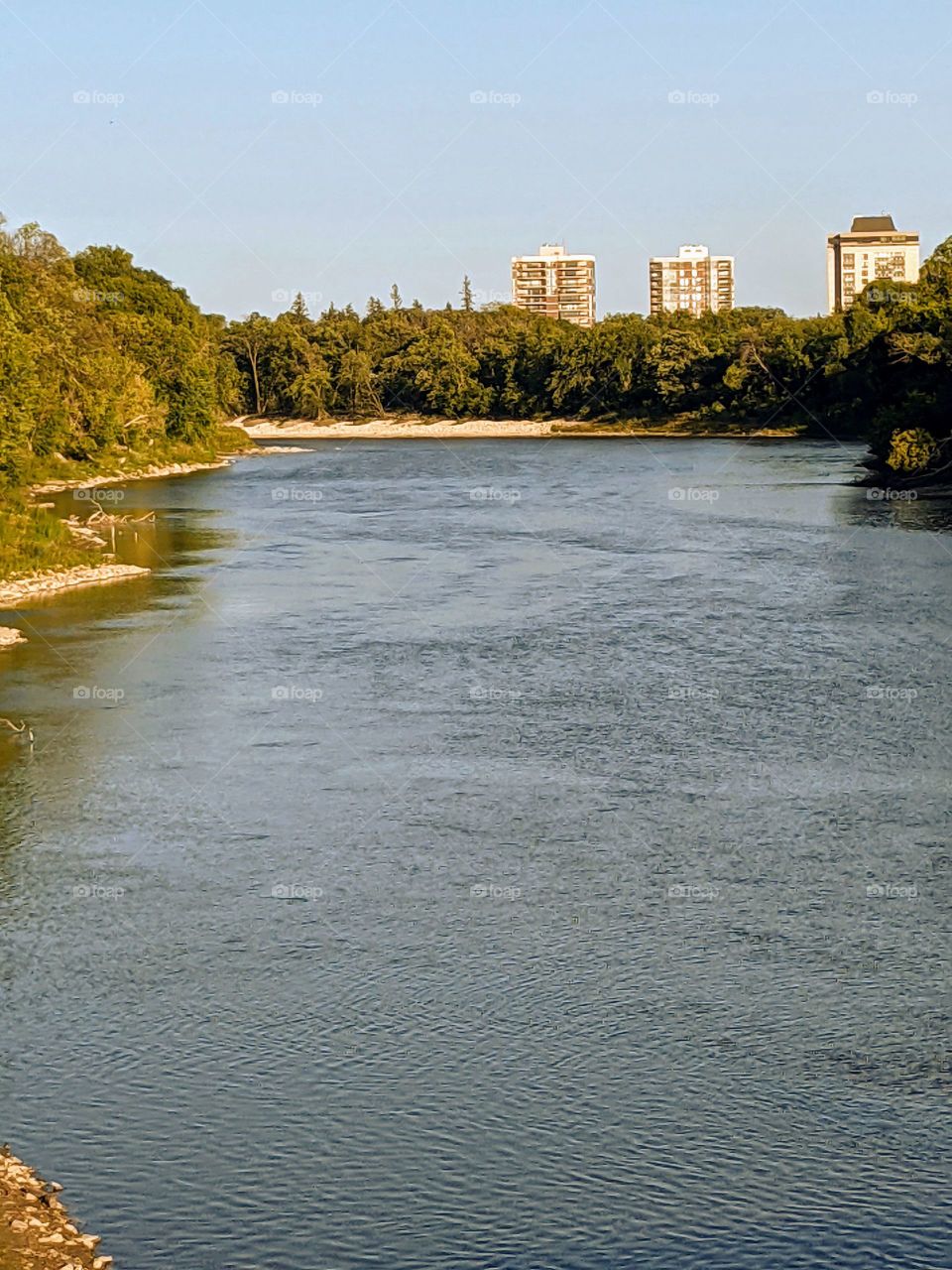 Beautiful view of the water and buildings