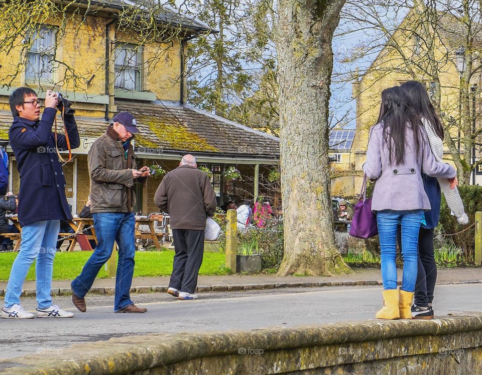 Tourists. Cotswolds