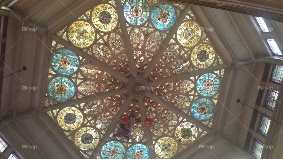 Inside, Ceiling, Church, Religion, Art