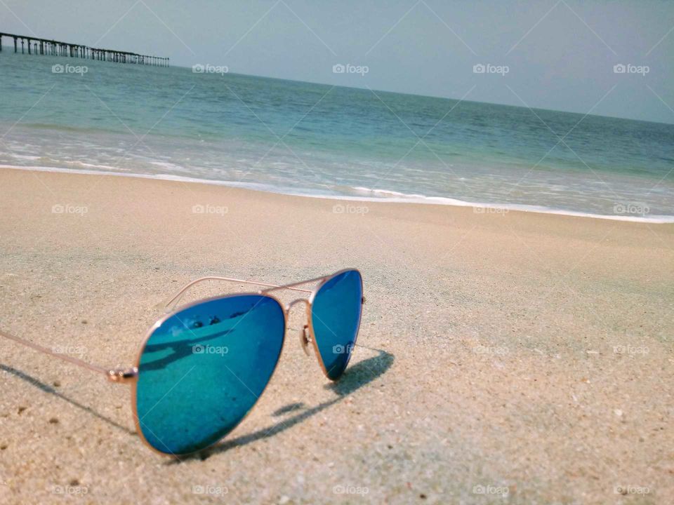 sunglasses at beach