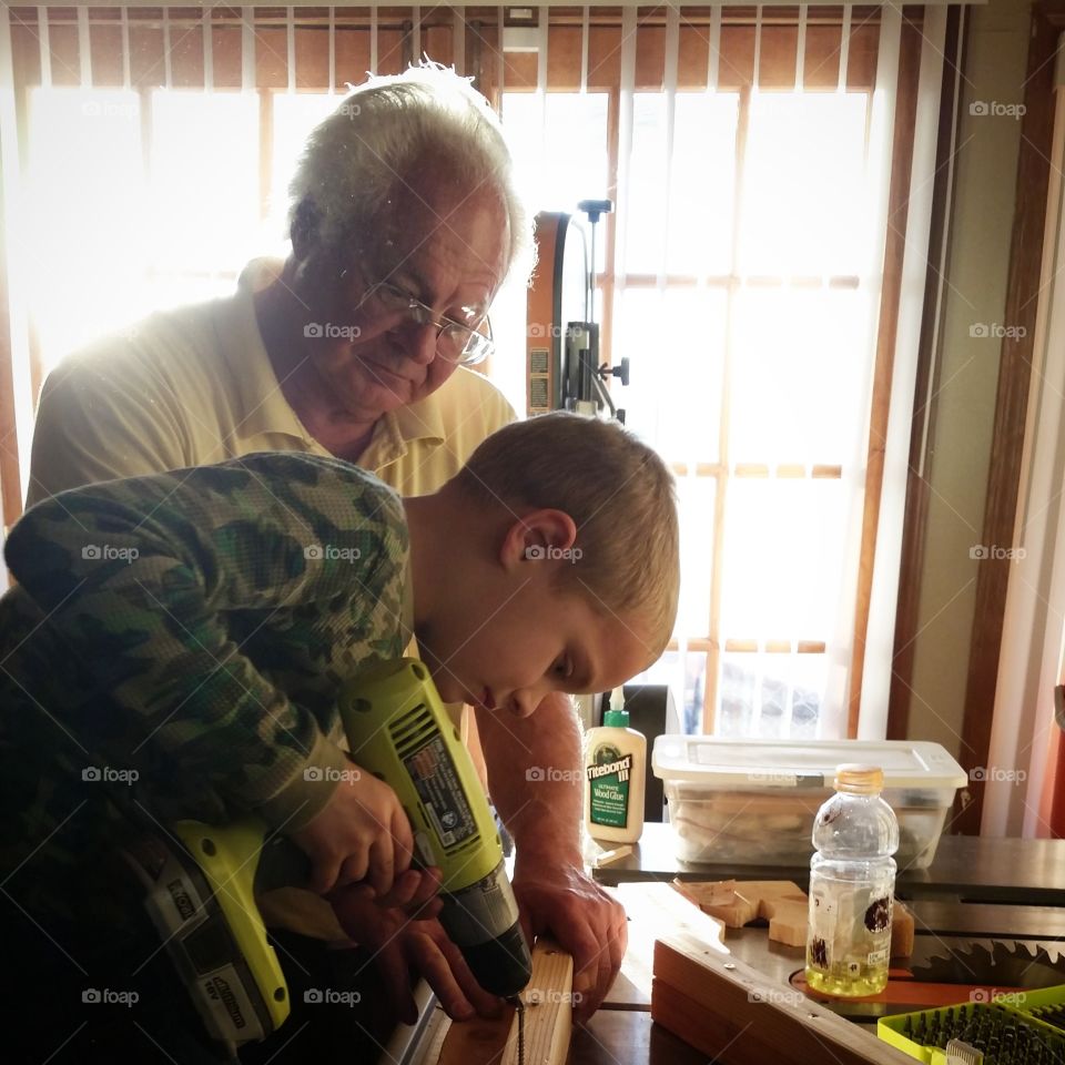 Helping Grandpa