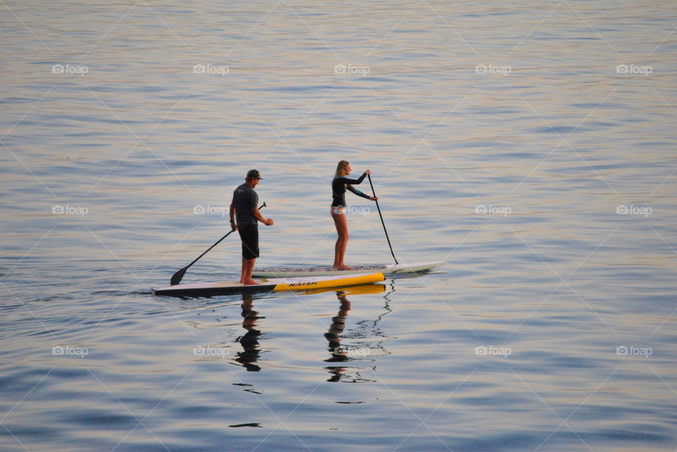 Paddle boarding 