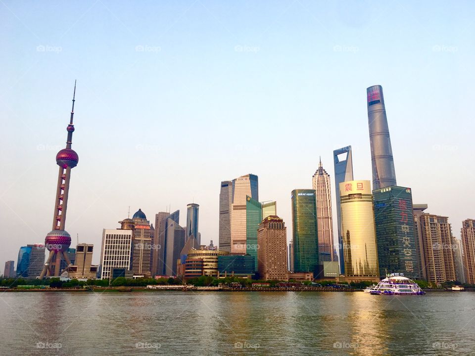 The Bund at daytime, Shanghai, China