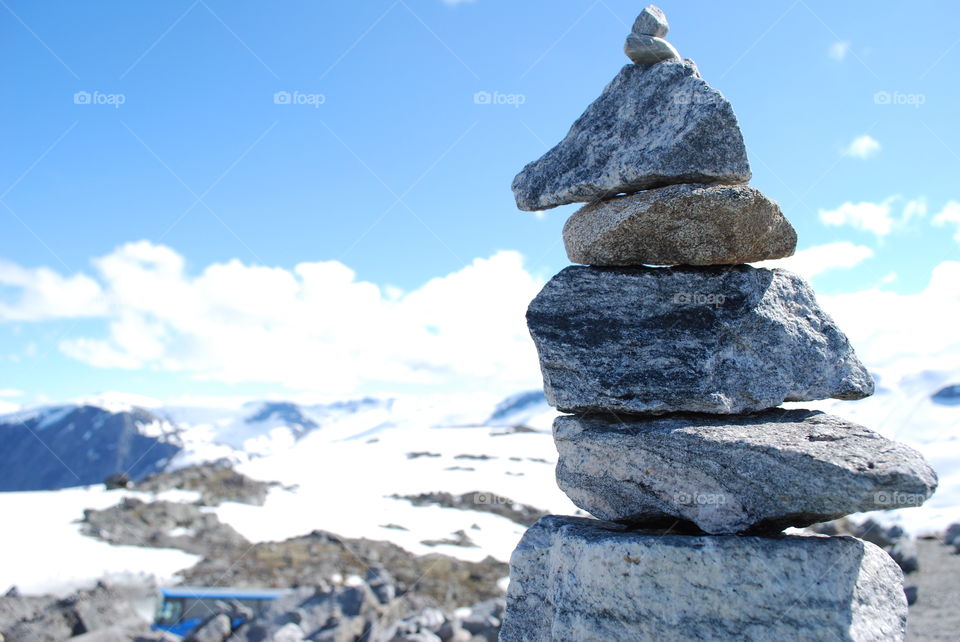 Norwegian Lore. They say that if you stack rocks in a place, that you promise to come back.  I'll see you again, Norway!
