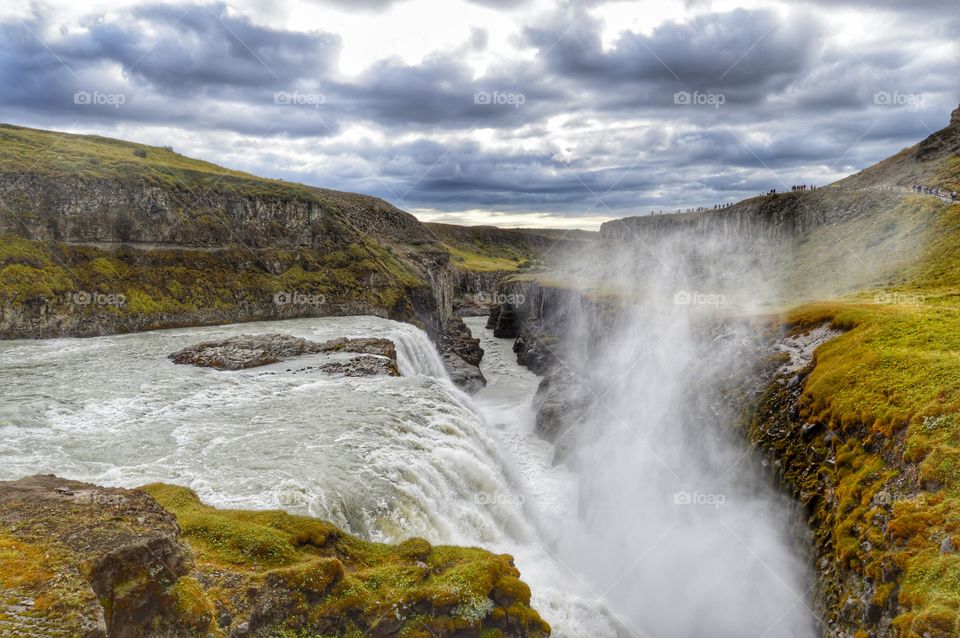 Amazing Gullfoss Waterfall, Iceland