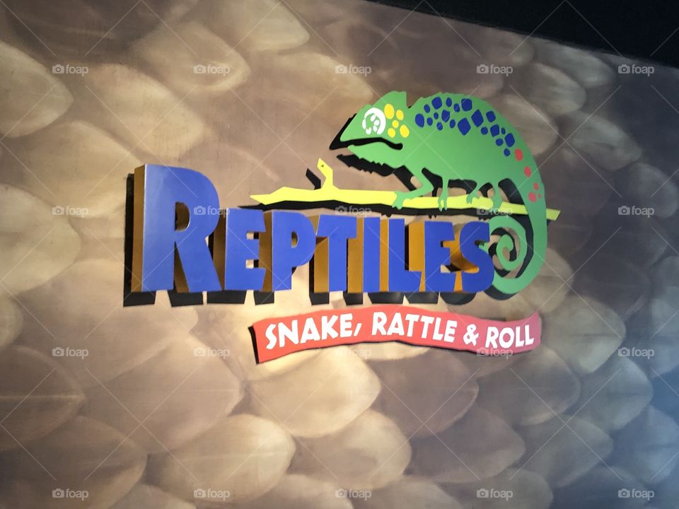 Reptile House Sign
