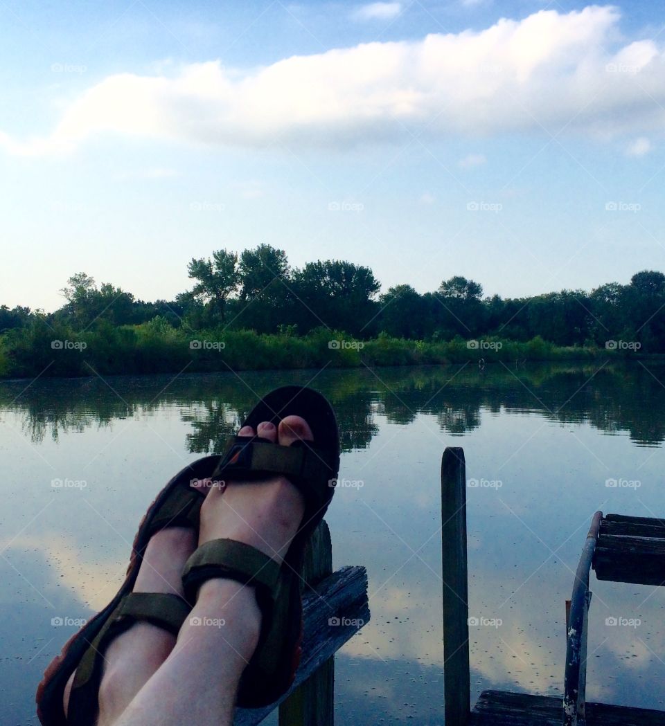 Relaxing On the Dock