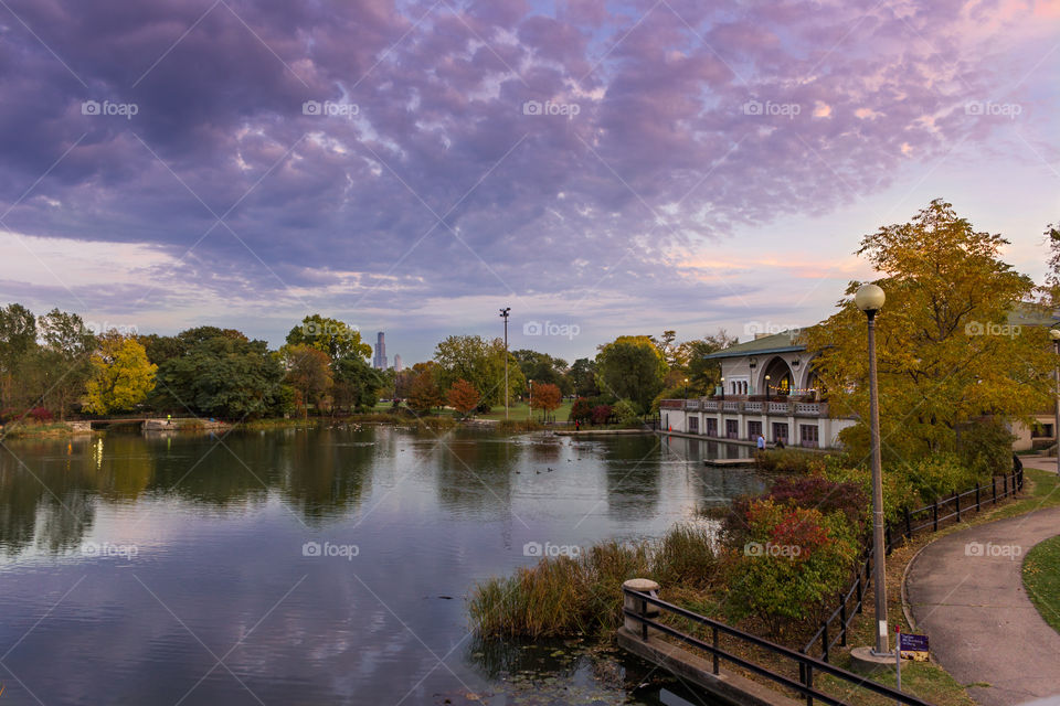 The Boathouse in Autumn