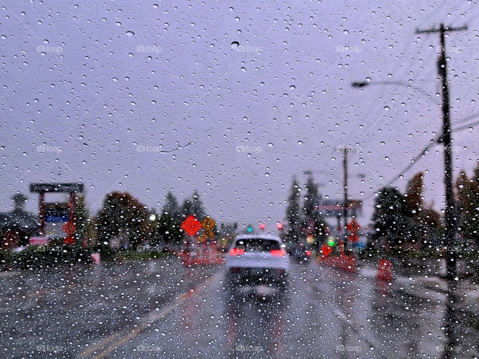 Driving in a Rainstorm