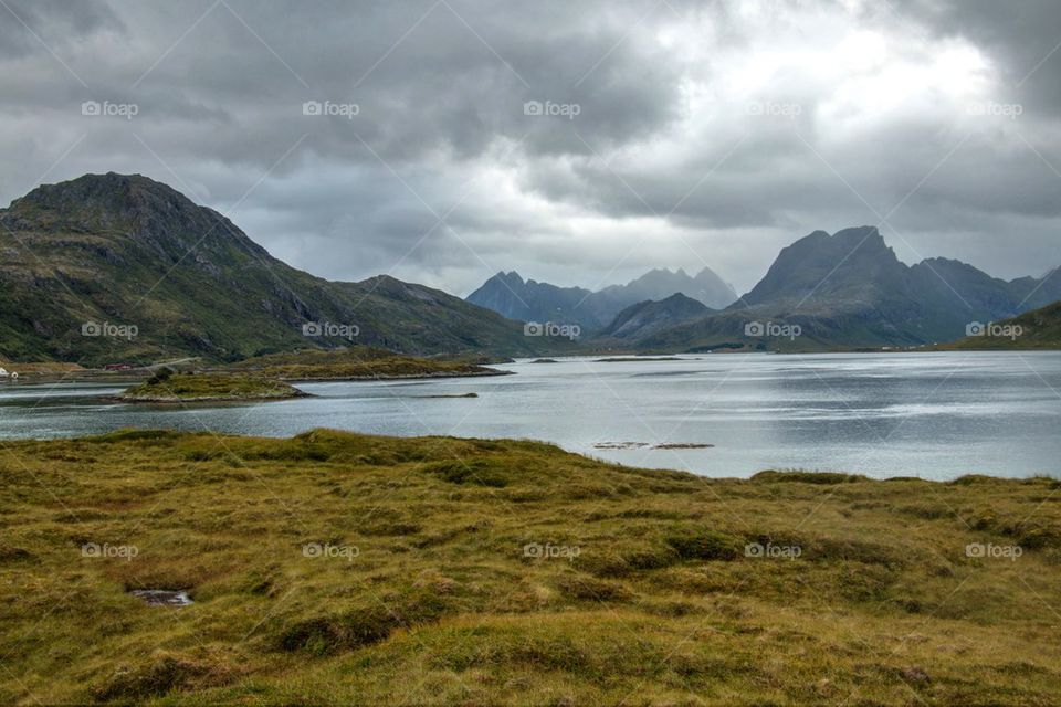 View of mountain range