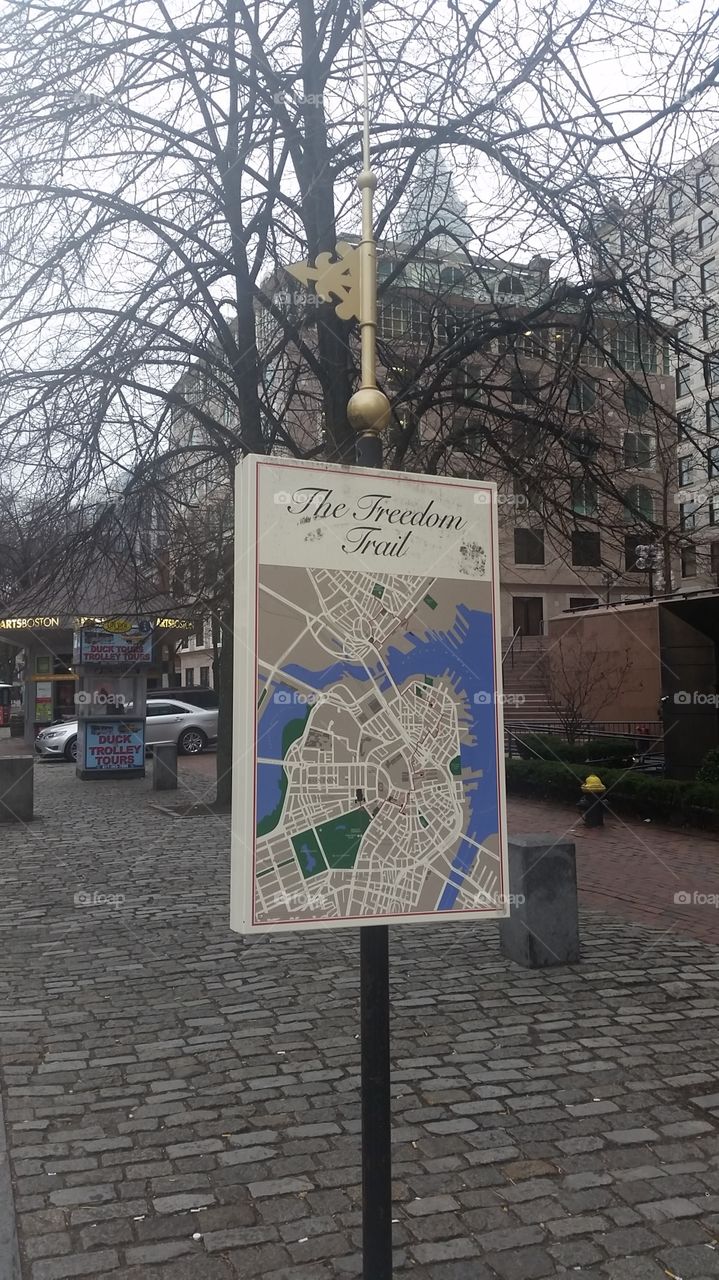 freedom trail sign