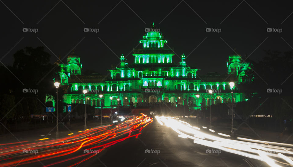 albert hall at jaipur india