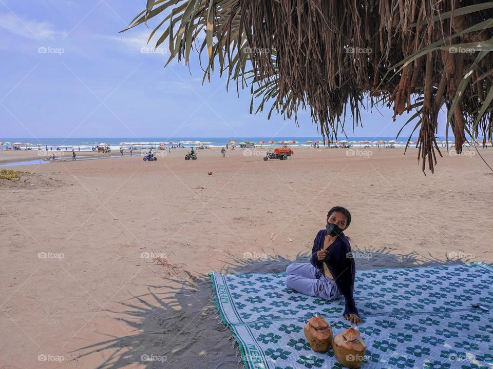 picnic by the beach.