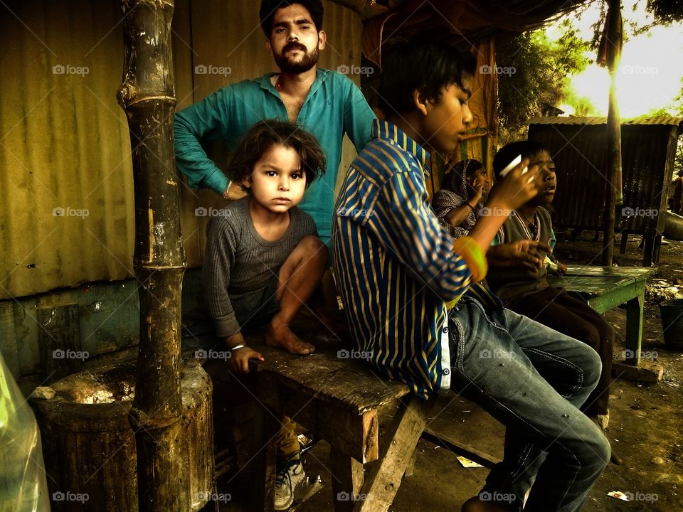 The oldest in the gang makes a real nice cup a chai...