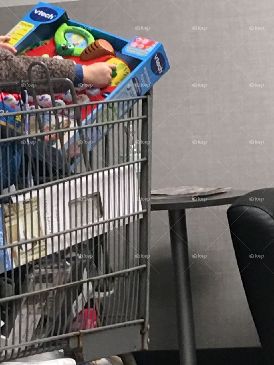 This kid is going to wear out his new learners toy before grandma pays for it. 