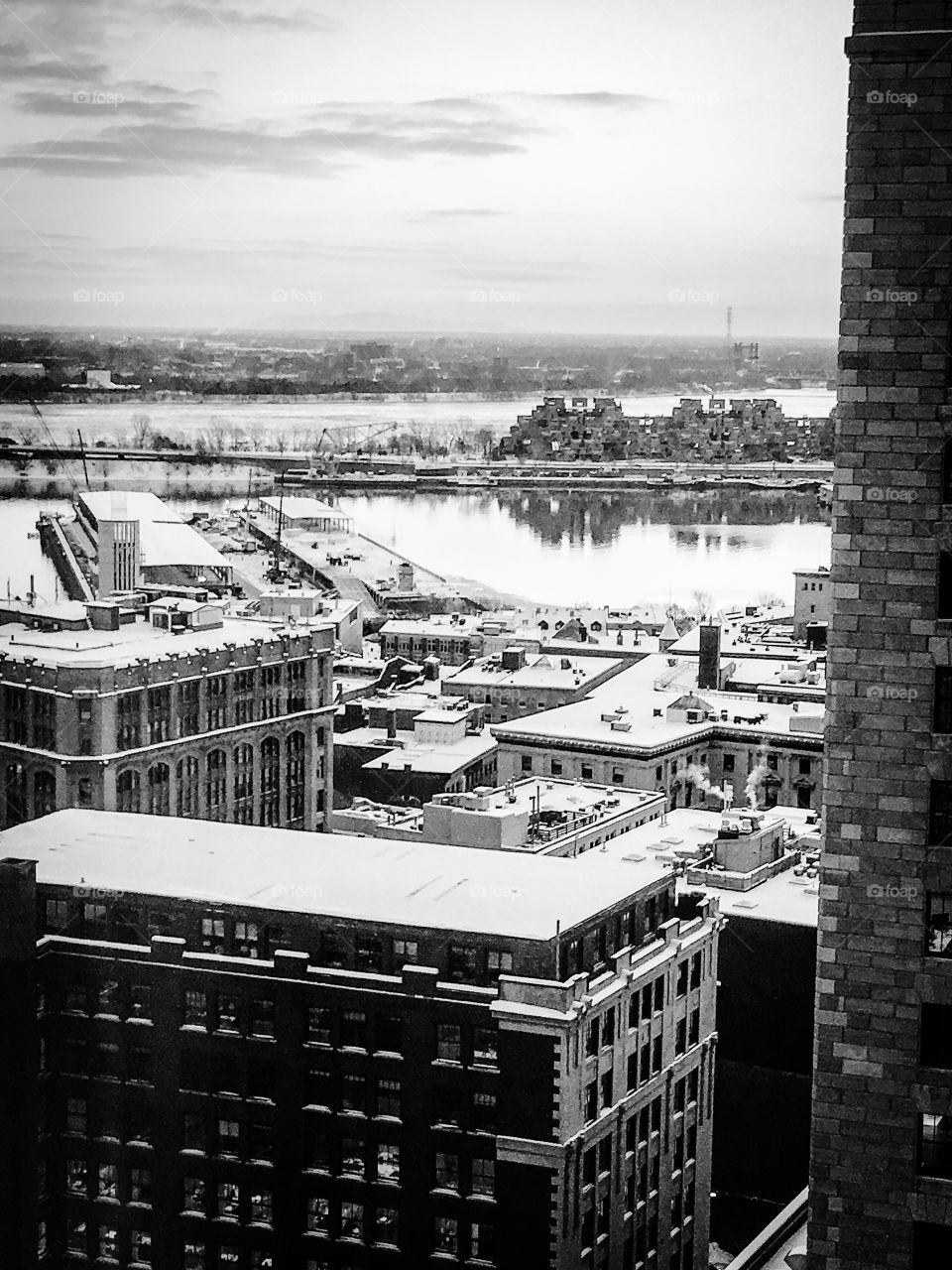 Montreal in black-and-white