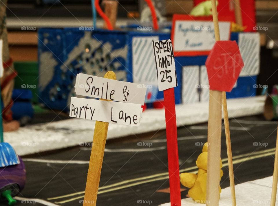 Happy Street Signs
