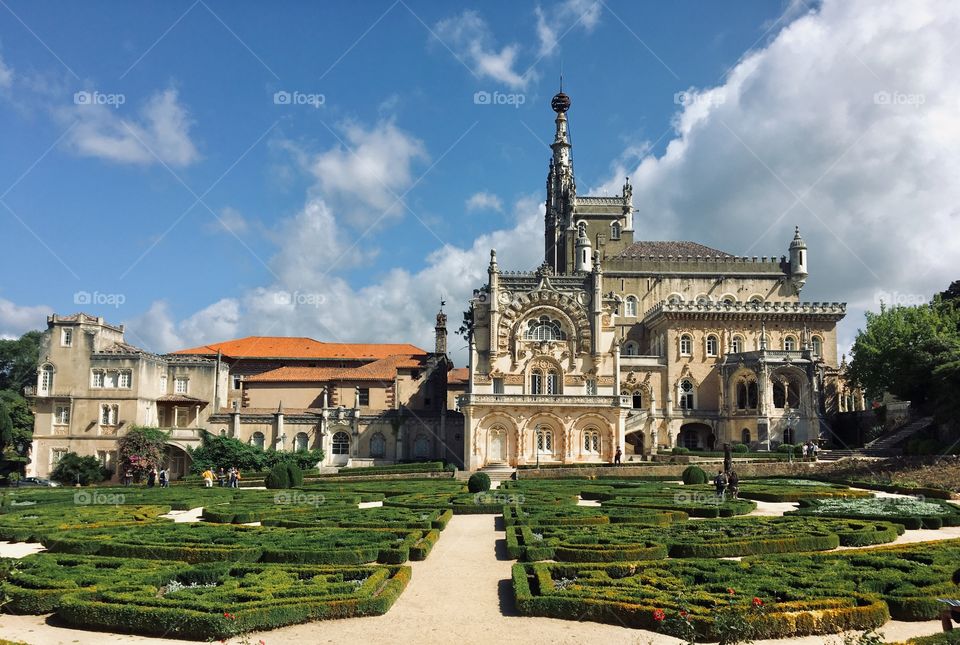Palace of Busaco in Portugal 