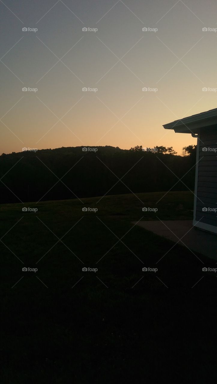 No Person, Landscape, Light, Tree, Sunset