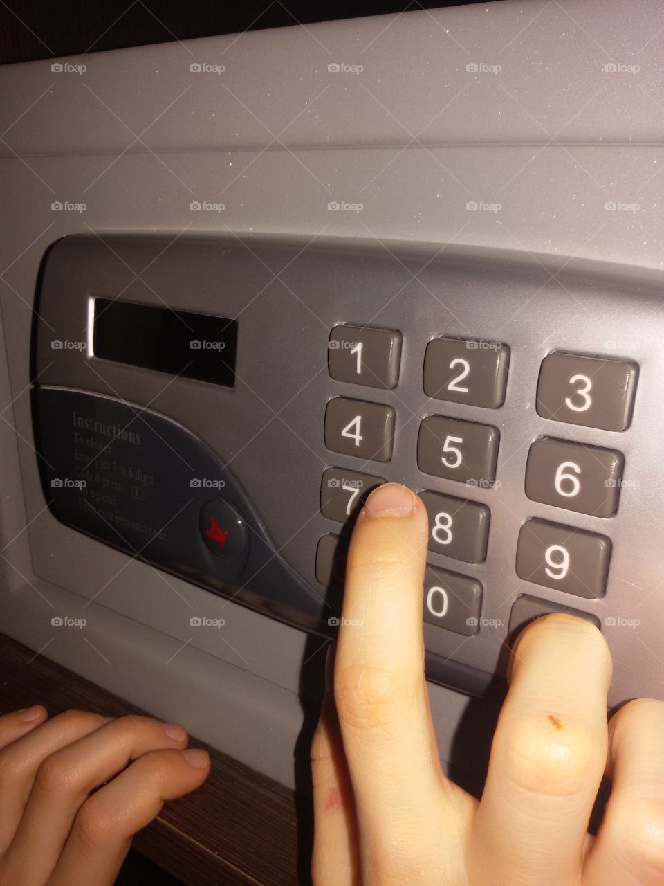 Security code safe