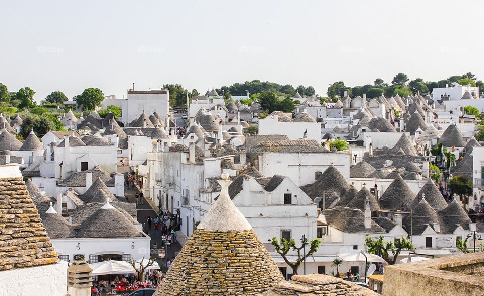 Alberobello, Trulli buildings