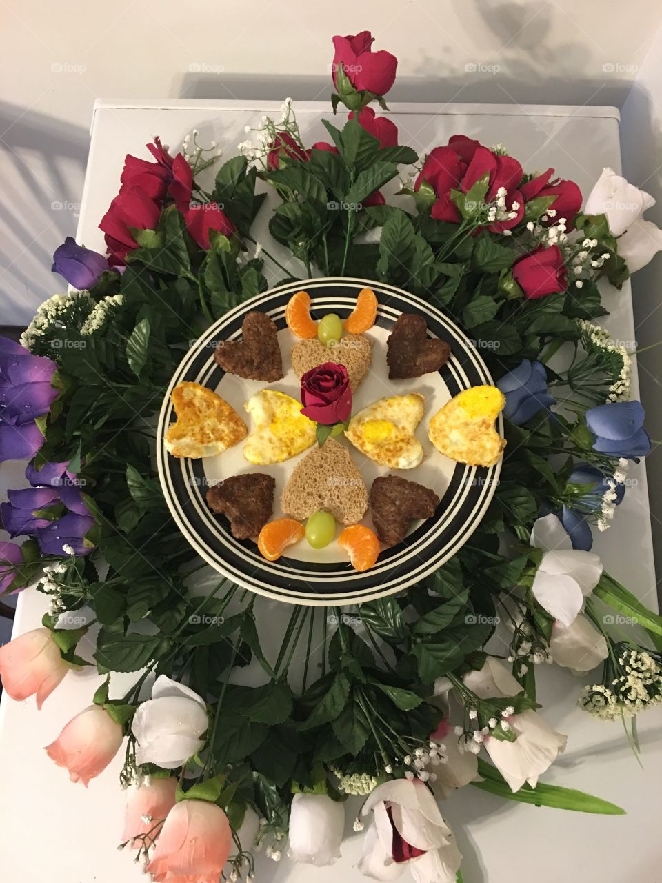 Valentine's Day breakfast