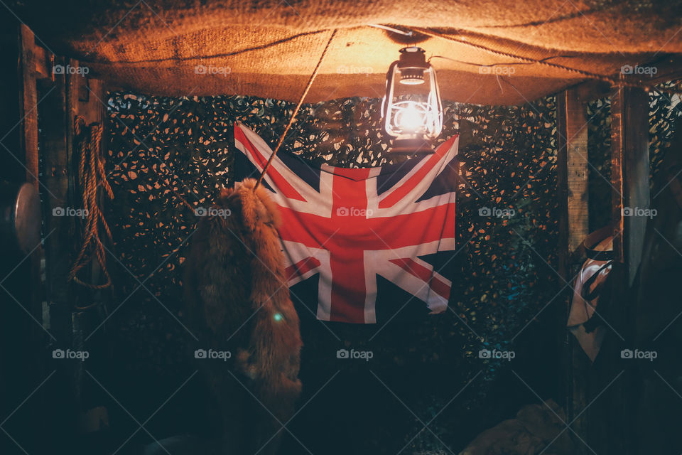 Old war British bunker