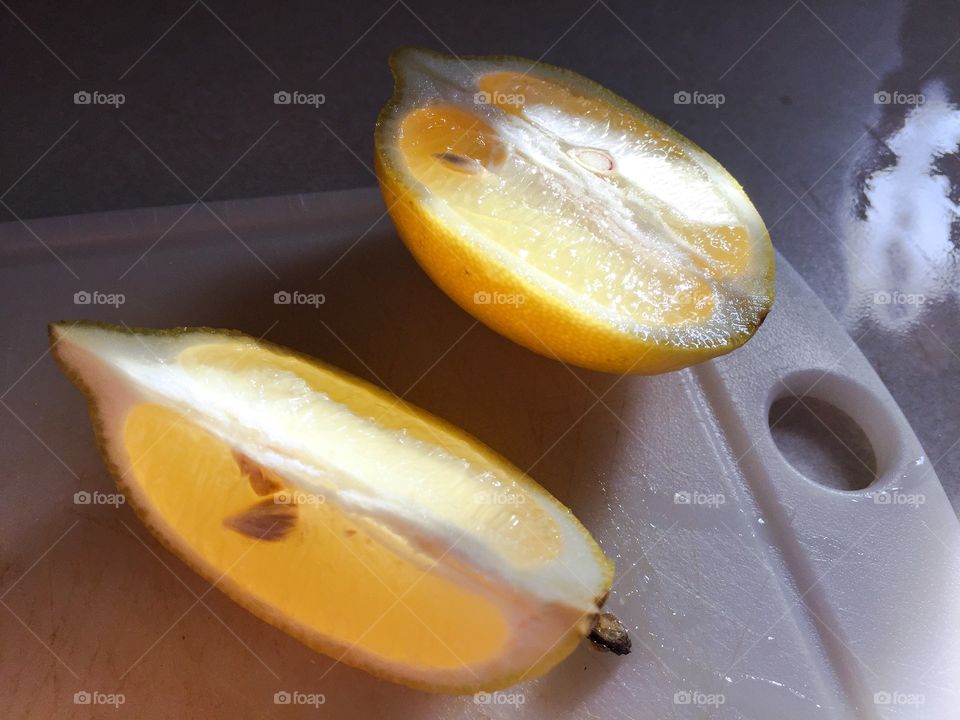 Lemon in sunlight 2