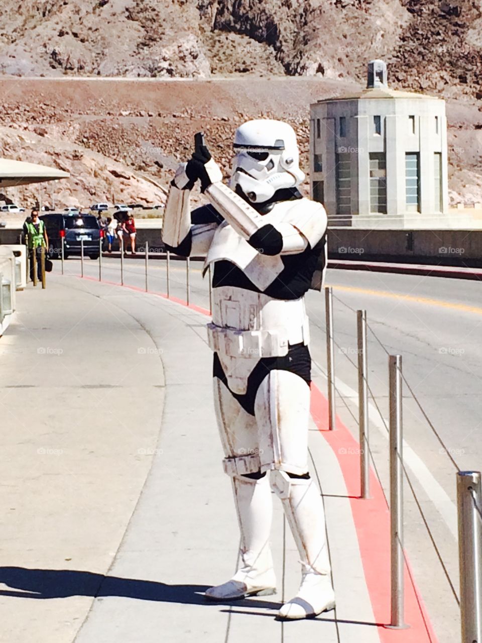 Storm Trooper at Hoover Dam 