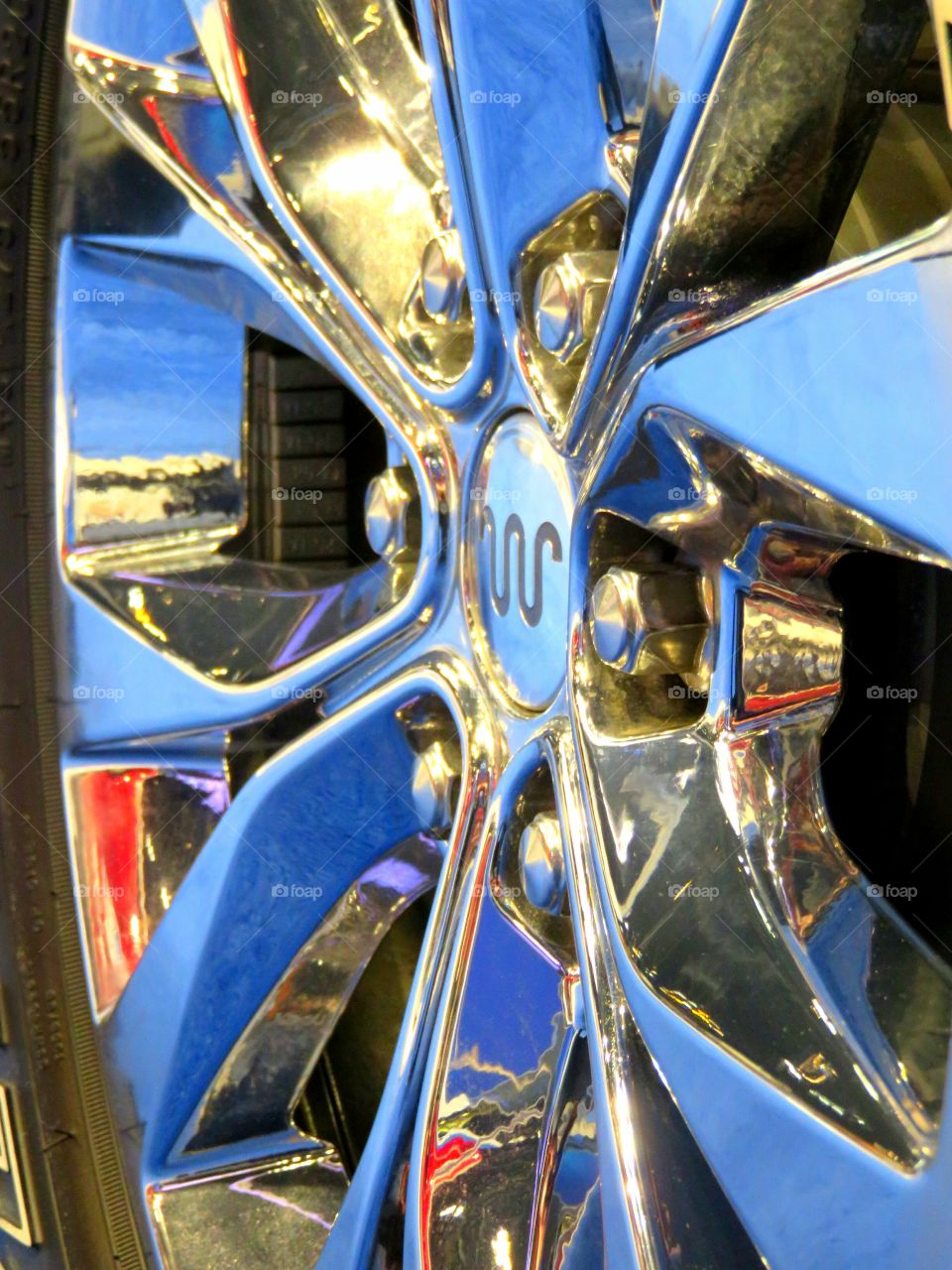 hubcap of a vehicle