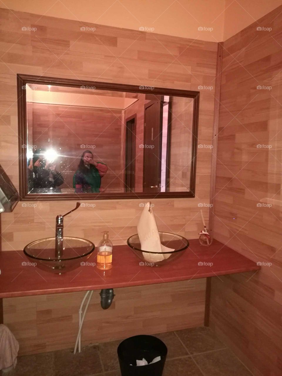 specchio in bagno