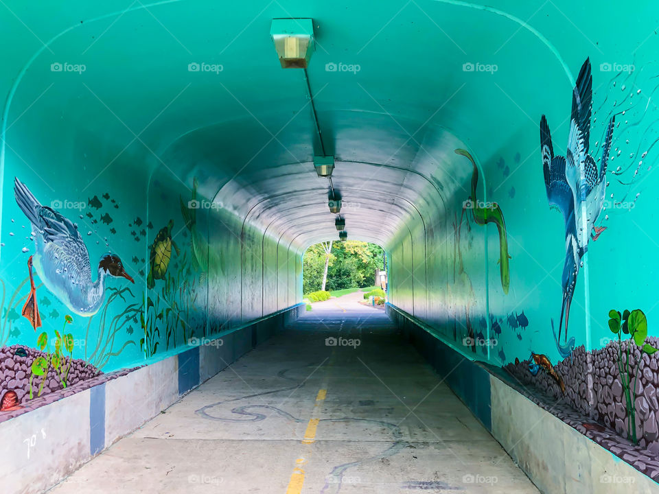 Tunnel mural 