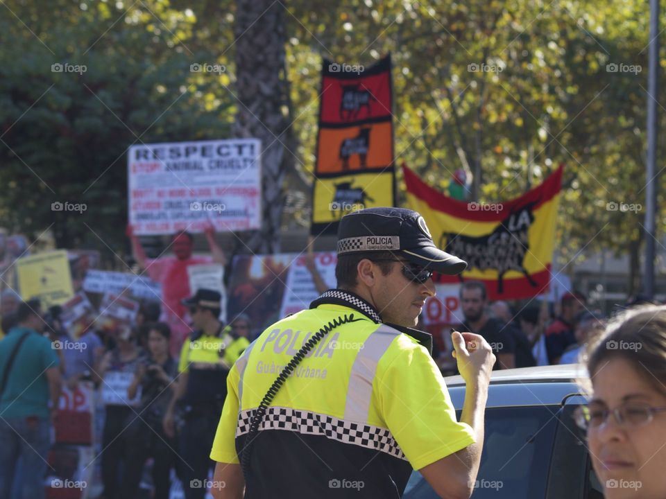 Last "Corrida de Toros" in Catalonia.