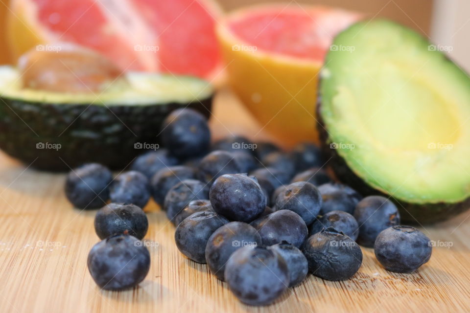 Healthy delicious fresh fruit 