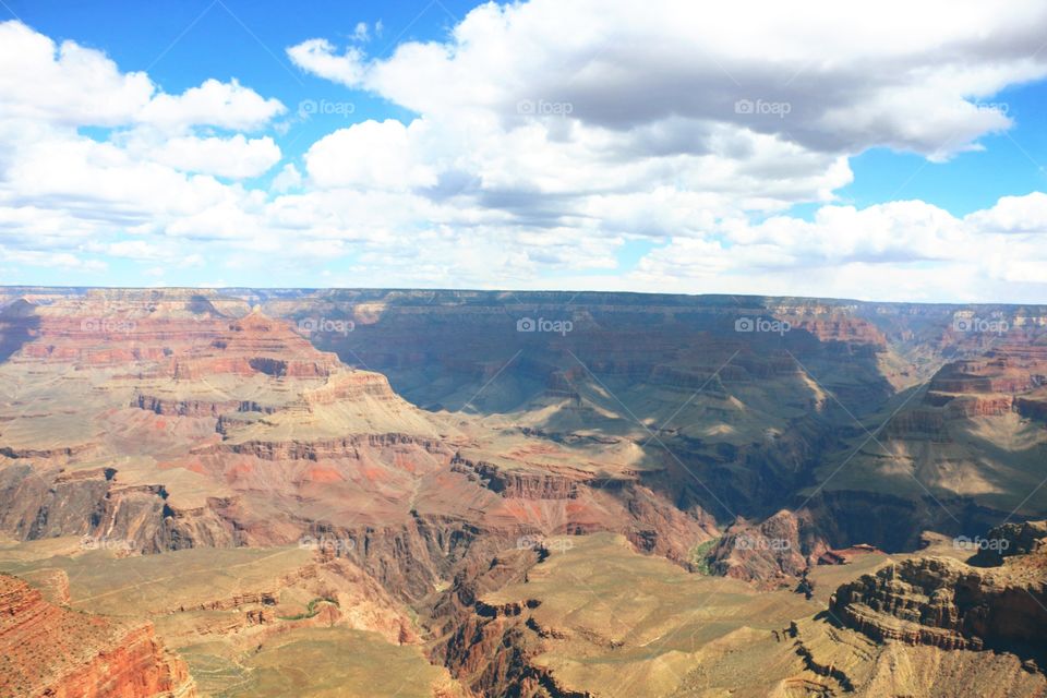 High angle view of grand canyon