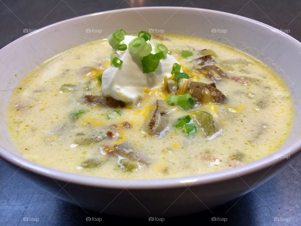 Loaded potato soup 2