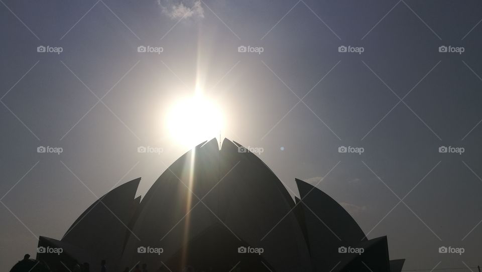 lotus temple, delhi, india