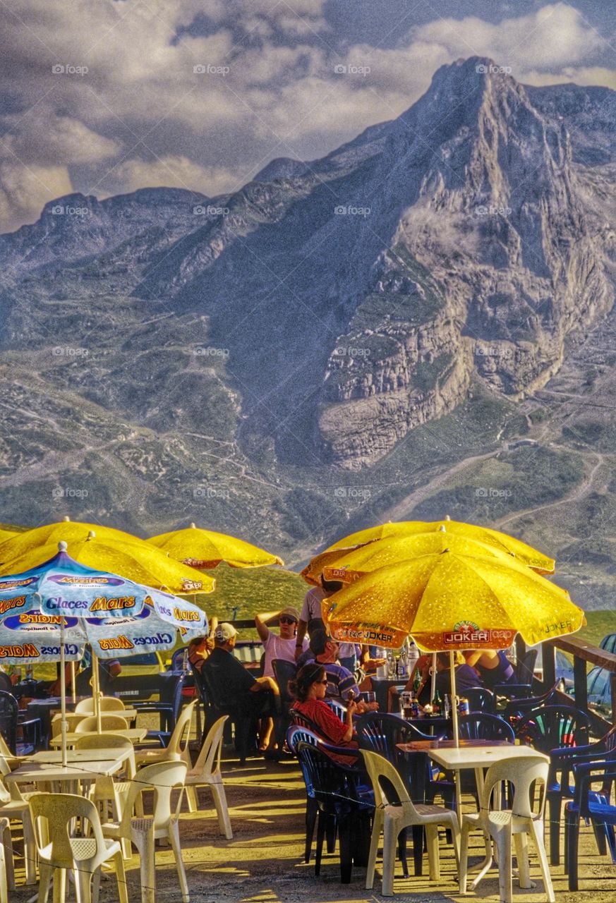 Cafe. Pyrenees