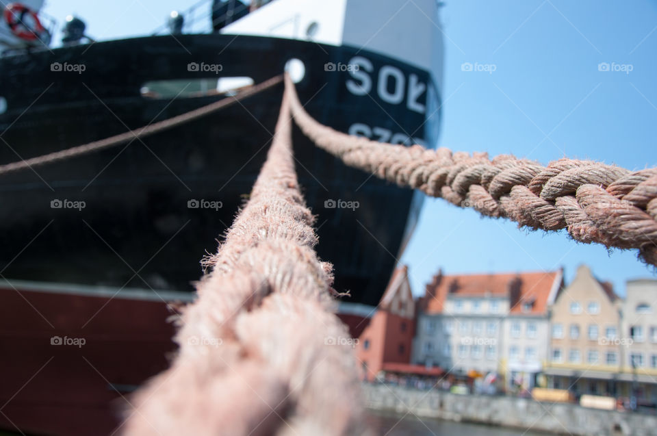 The first Polish ship 'Soldek' constructed after World War II