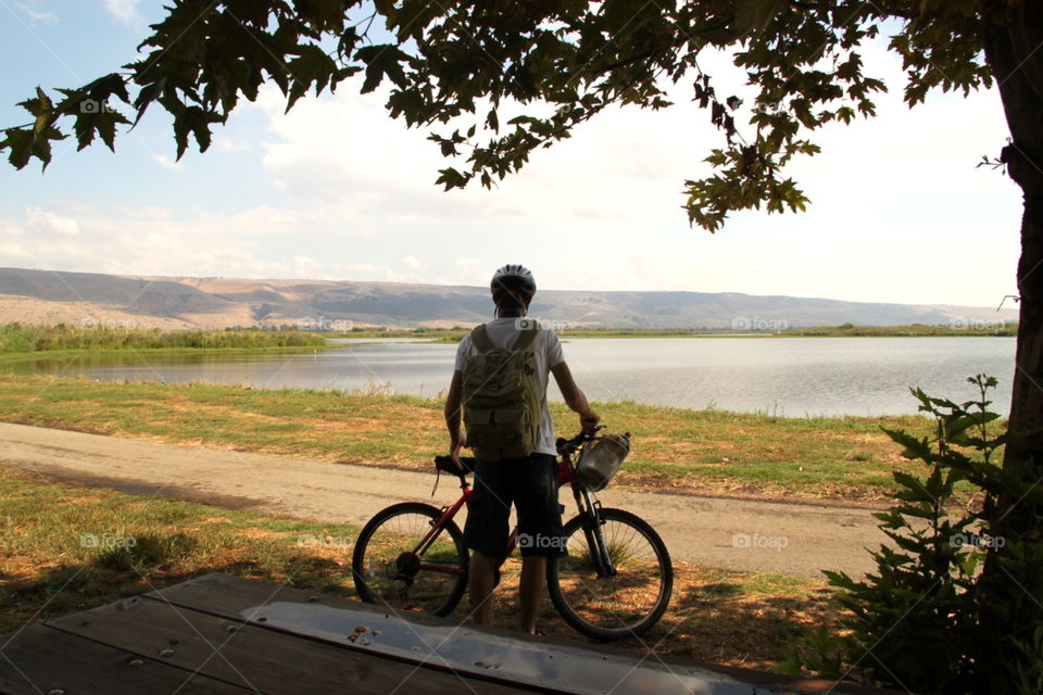 Me and my bicycle. A trip