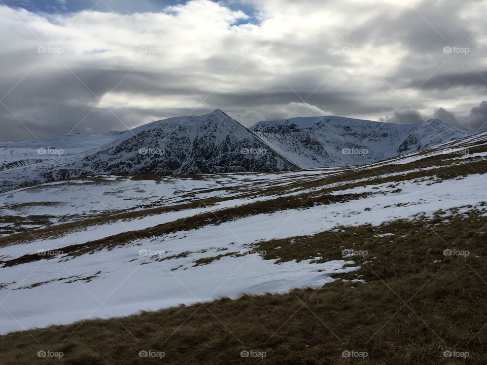 Snow, Landscape, Mountain, No Person, Water