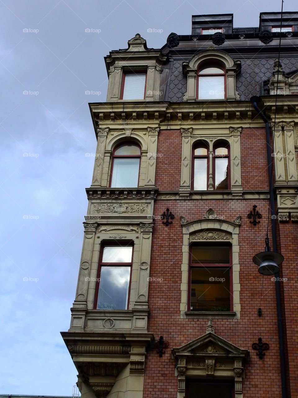 Clouds reflecting windows